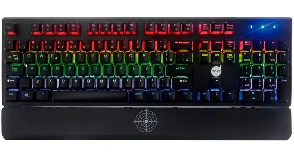 Teclado Mecanico Ultra Fire - Dazz Preto Português Brasil