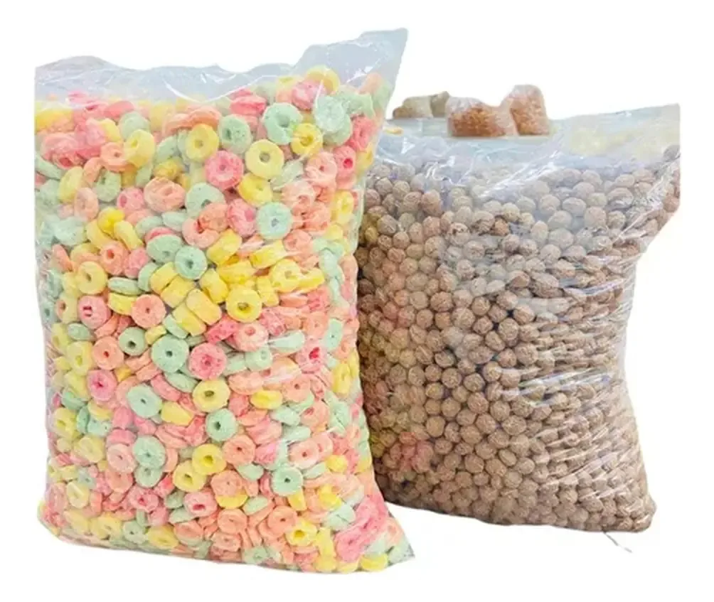 Kit Cereais Matinais Graos Life 2kg Fruit Rings E Chocoboll