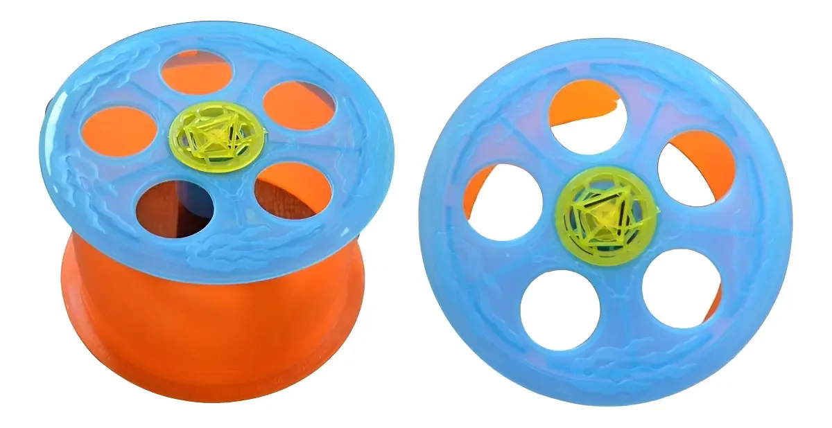 Carretilha Infantil Enrrolar Linha Dpipa15cm Colorida+brinde