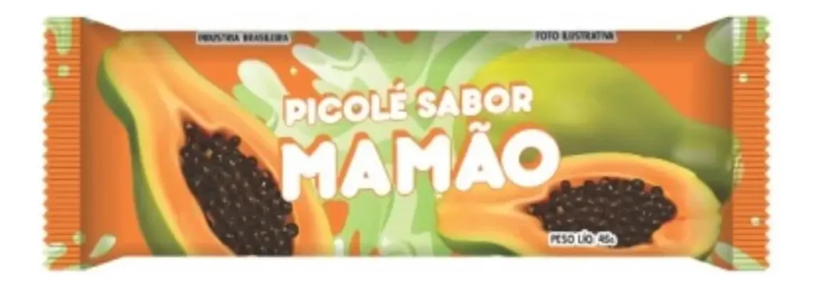 Saquinho para Picolé Riacho Embalagens 7x17,5cm 245un