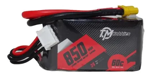 Bateria Lipo 850mah 11.1v 3s 60c Aeromodelo Drone Shockflyer