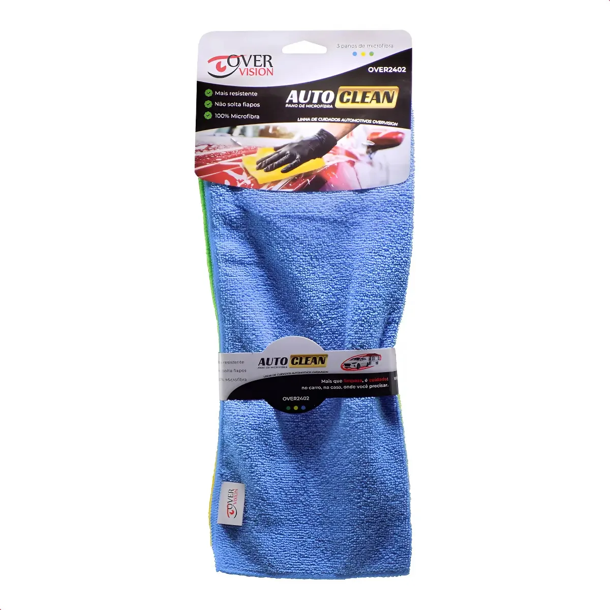 Kit 3 Panos Limpeza Flanela Microfibra 40x35 Cm Multiuso Sortidas