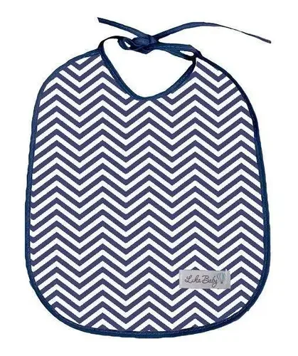 Kit 5 Babadores P Bebê Comer Plastificado Pvc - Che. Marinho