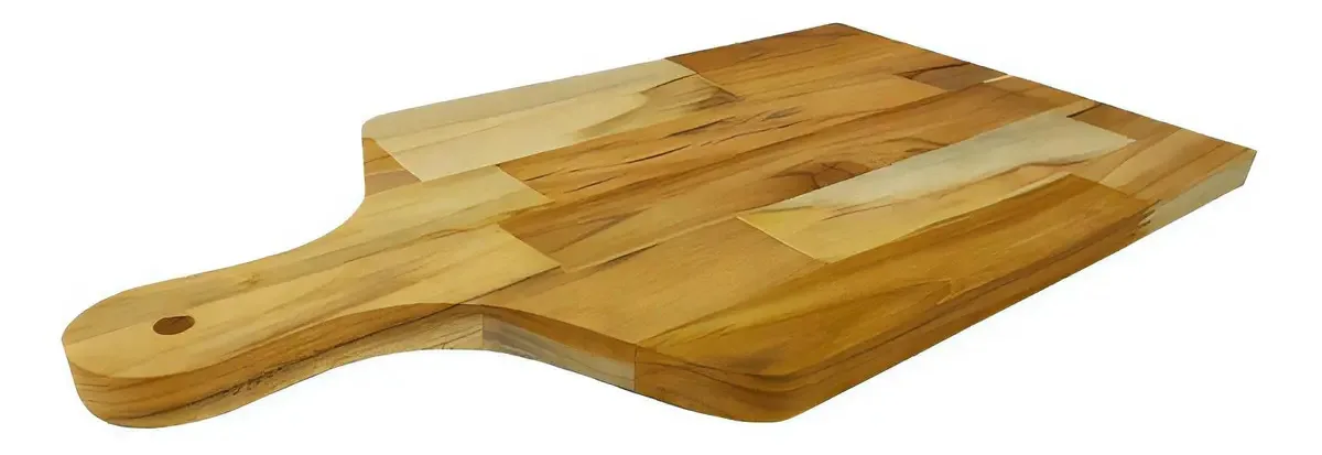 Tábua Corte Madeira Teca 40x22 Frios Legumes Carne Cozinha