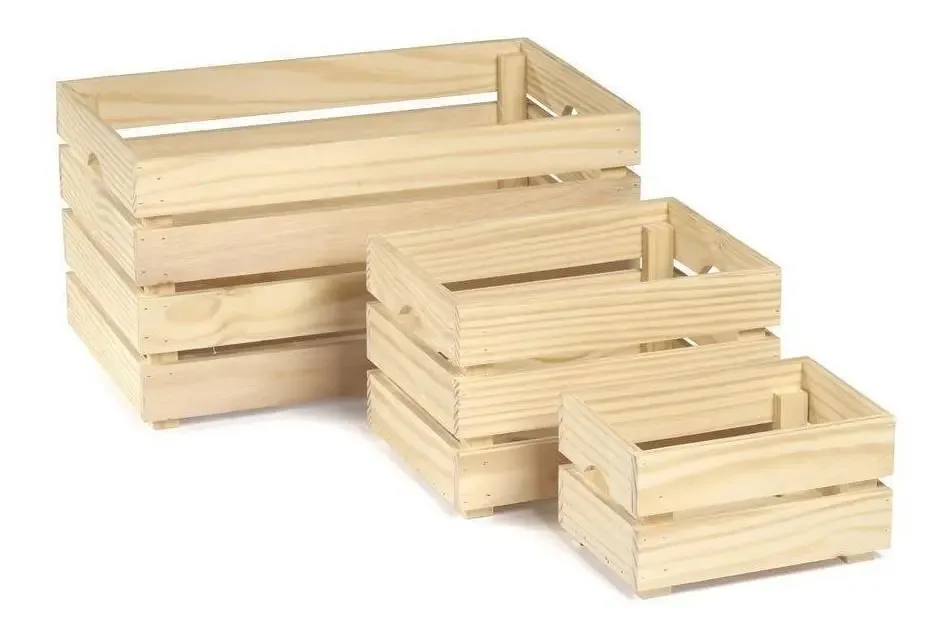 Caixote Pinus Med 30x22.5x19cm 1129 Stolf