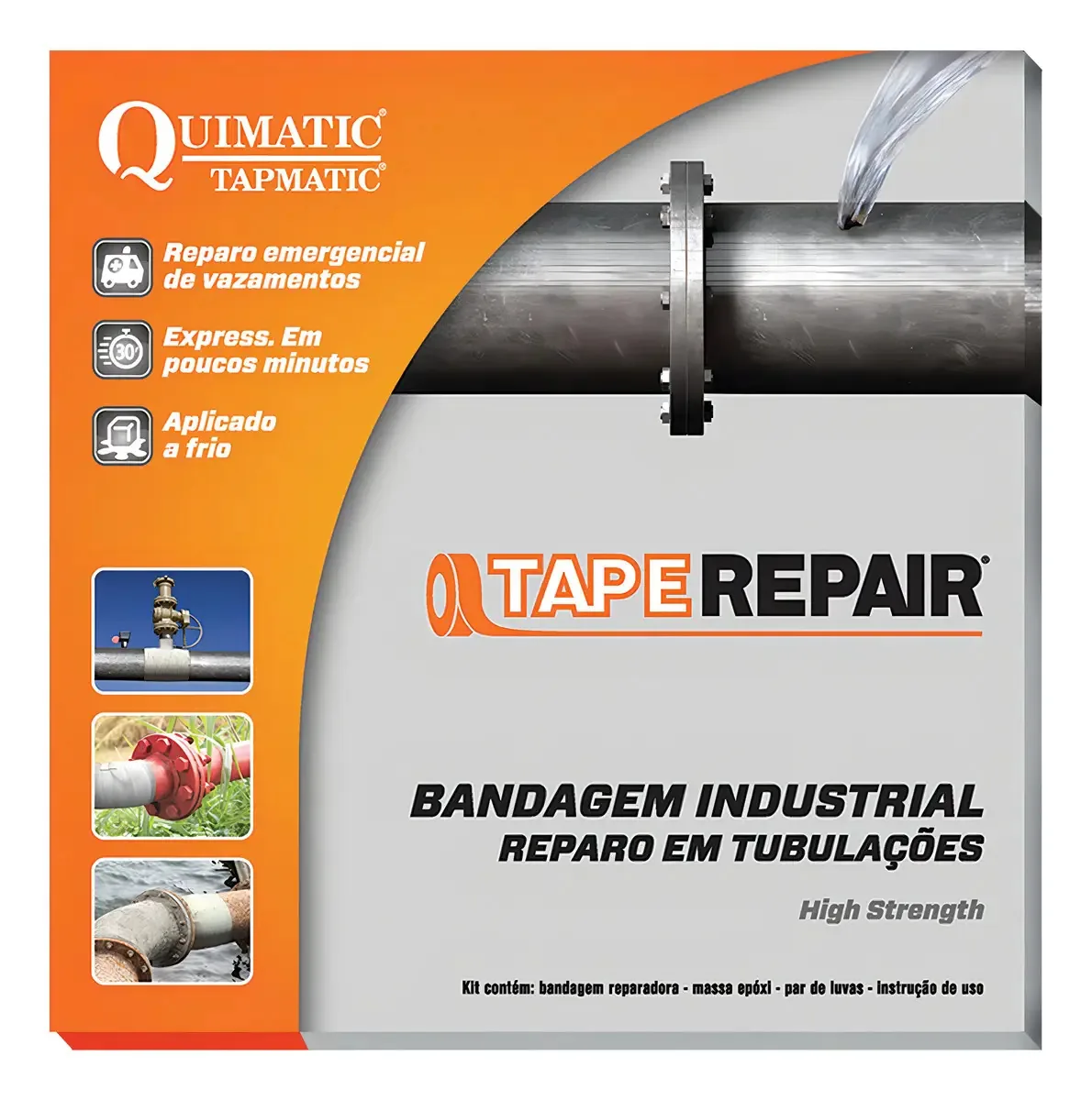 Bandagem Industrial Taperepair - Quimatic