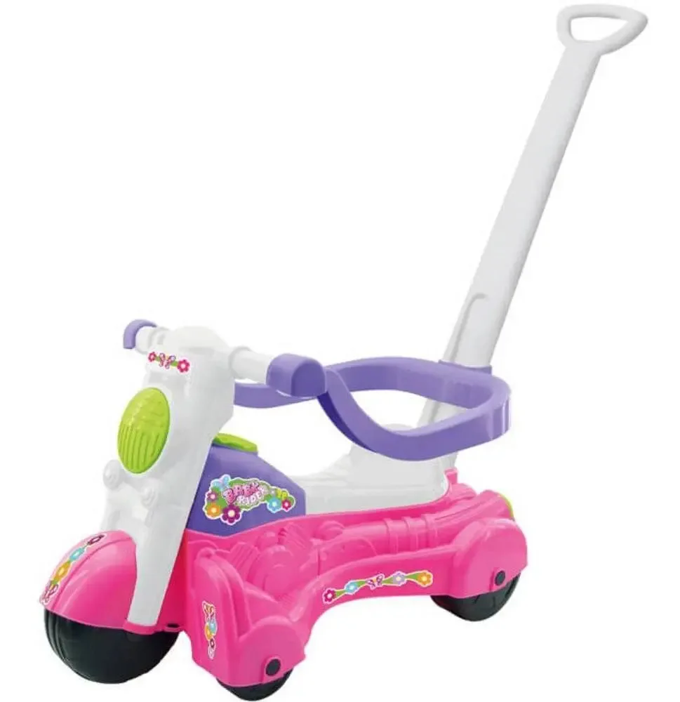Moto Andador Baby Rider Rosa Bs Toys