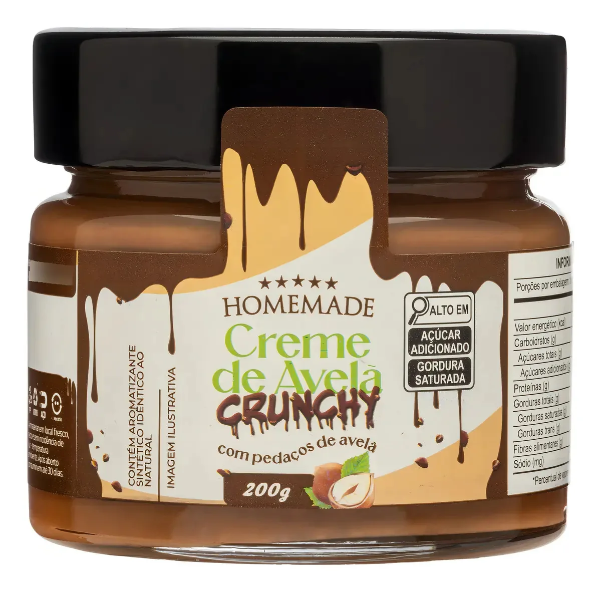Creme De Avela Homemade 200g C/ Crunch
