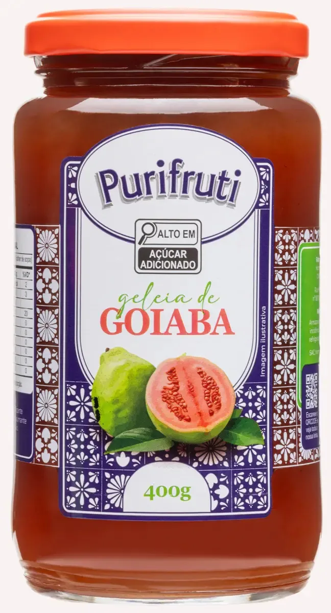 Geleia Purifrut Turma Da Monica Goiaba 400g
