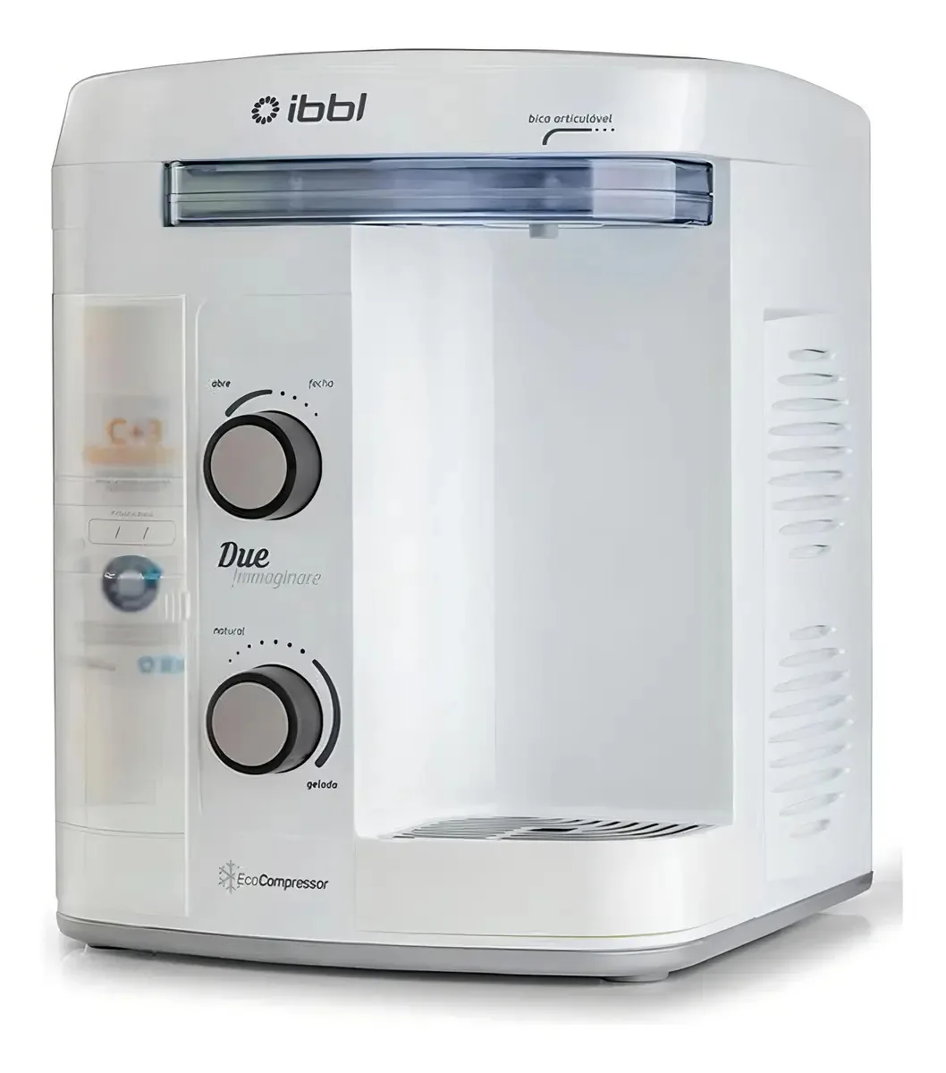 Purificador Água Doméstico Due Immaginare Branco Ibbl