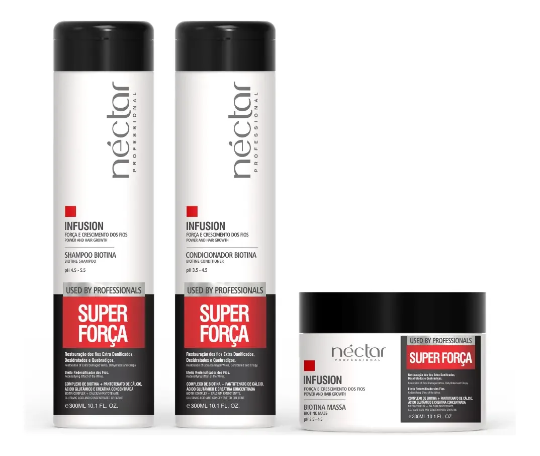 Kit Néctar Professional Biotina Super Força