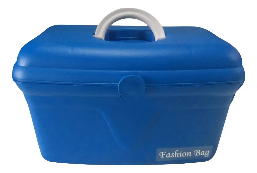 Maleta Mini Fashion Bag Manicure Dentistas Ferramentas Cores Cor Azul