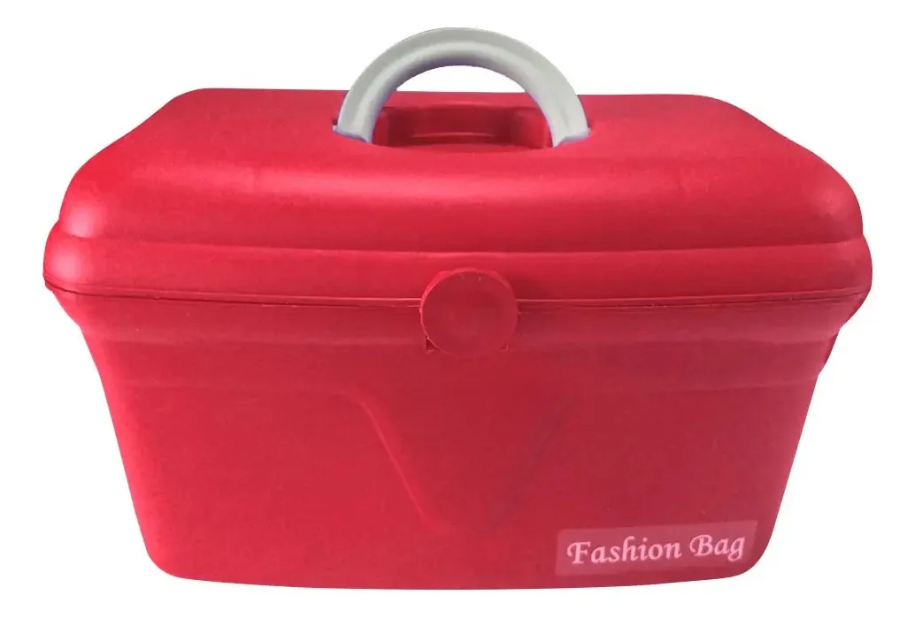 Maleta Mini Fashion Bag Manicure Dentistas Ferramentas Cores Cor Goiaba
