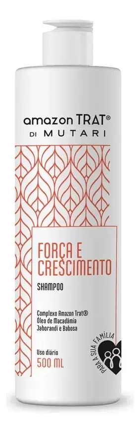 Shampoo Força E Crescimento Amazon Trat Mutari - 500ml