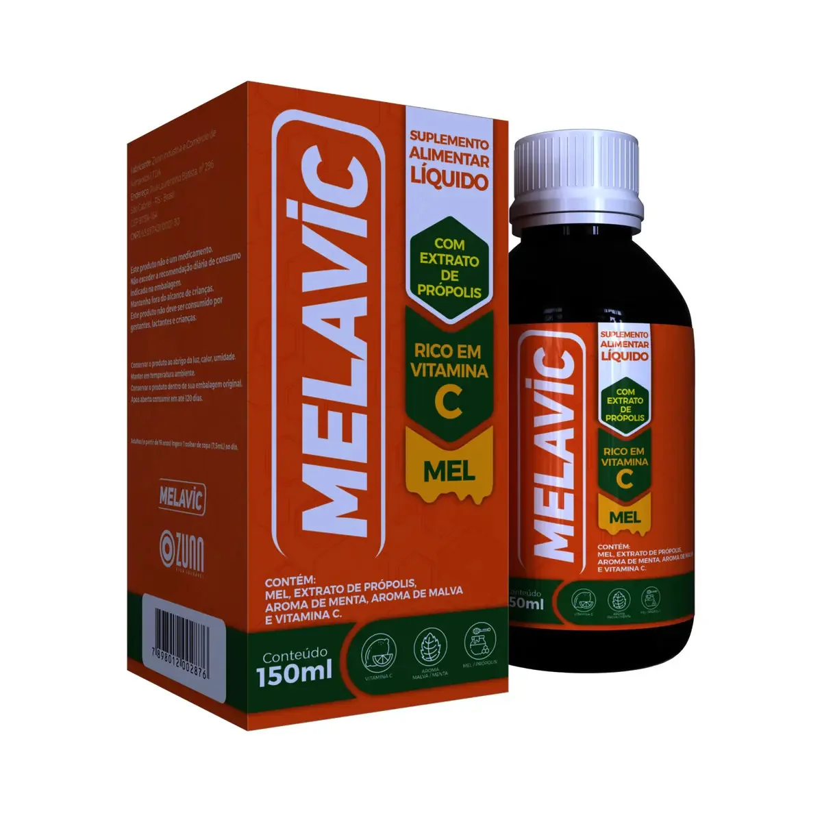 Melavic Xarope 150ml - ZUNN