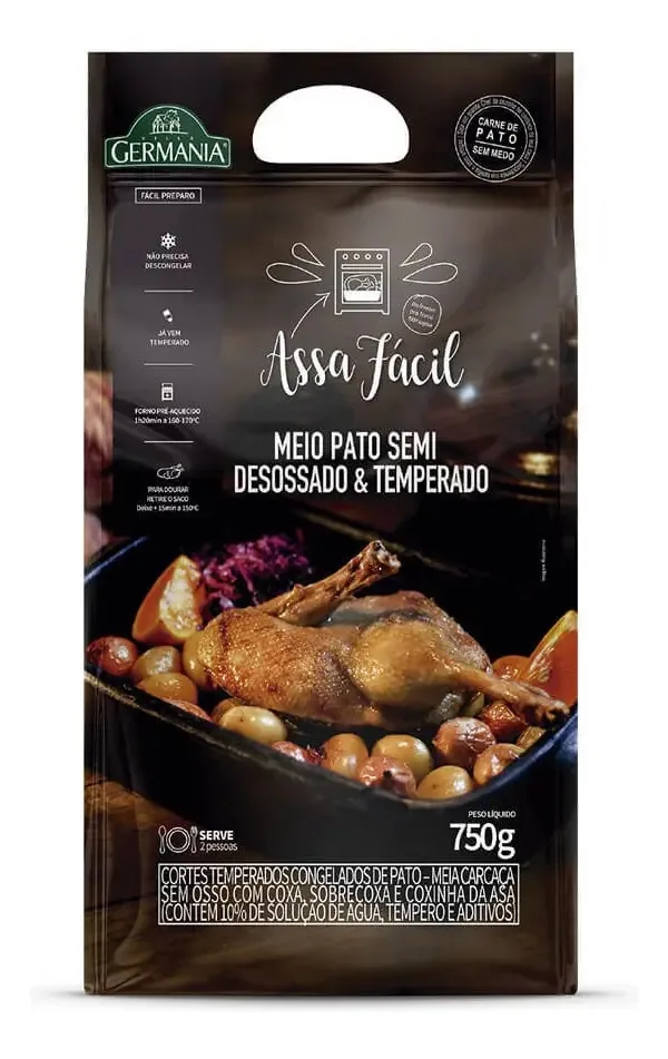 Meio Pato Germania Assa Facil Pct 750g