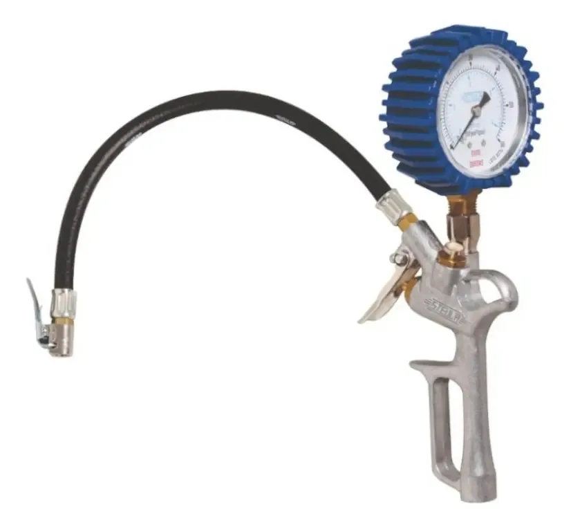 Calibrador de Pneus Analógico Steula MS 13-A 60 PSI Mangueira 30cm
