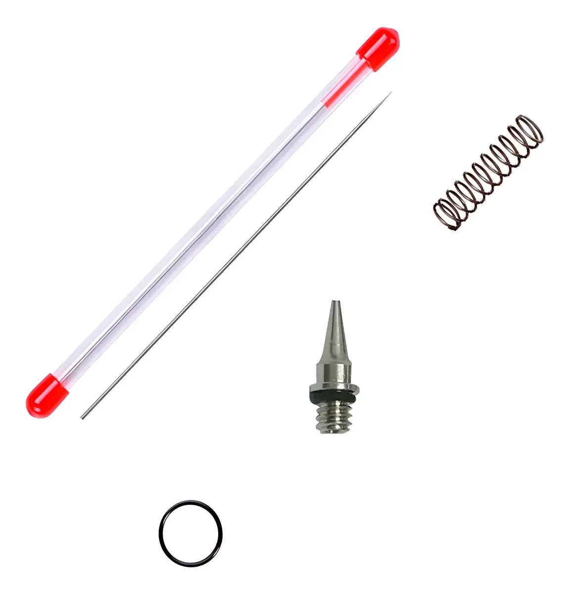 Kit Reparo Aerógrafo Bc66 Bico Agulha Mola Oring 0.3mm Kit03bc66