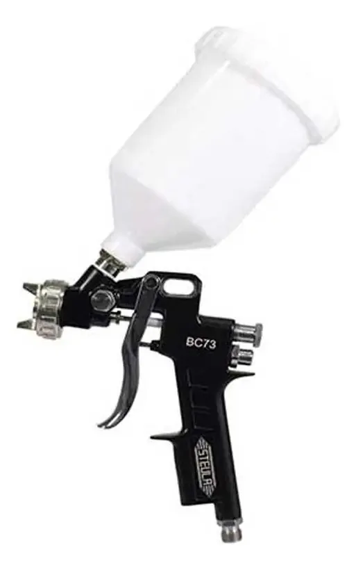 Pistola De Pintura Bc73 2.0mm Steula Caneca 600ml