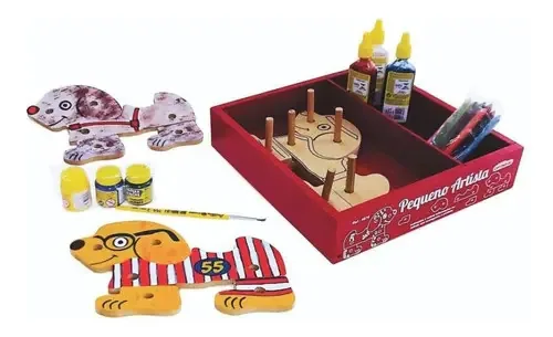 Kit Pintura Infantil Brinquedo Criança 3 Anos Carimbras 4870