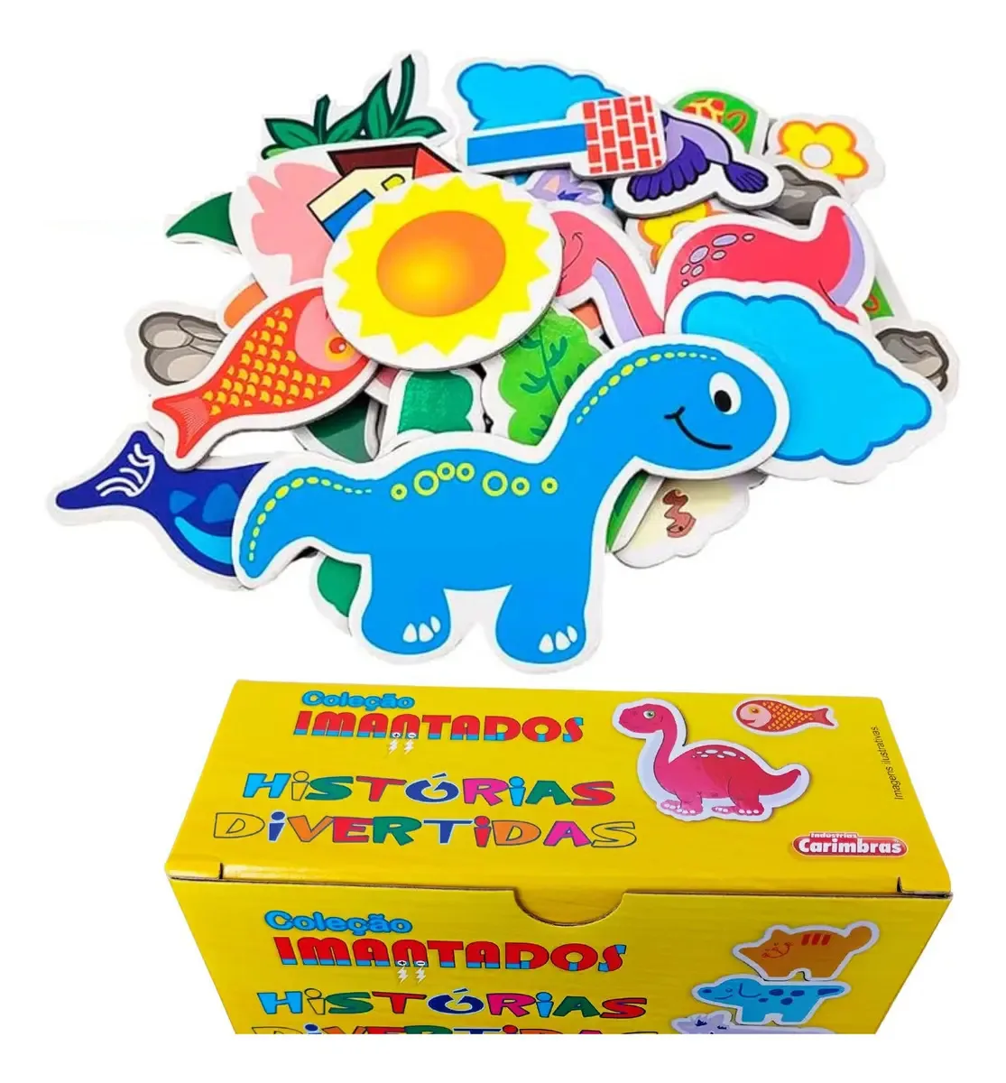 Coleção Imantados Quadro Lousa Magnética Brinquedo Educativo