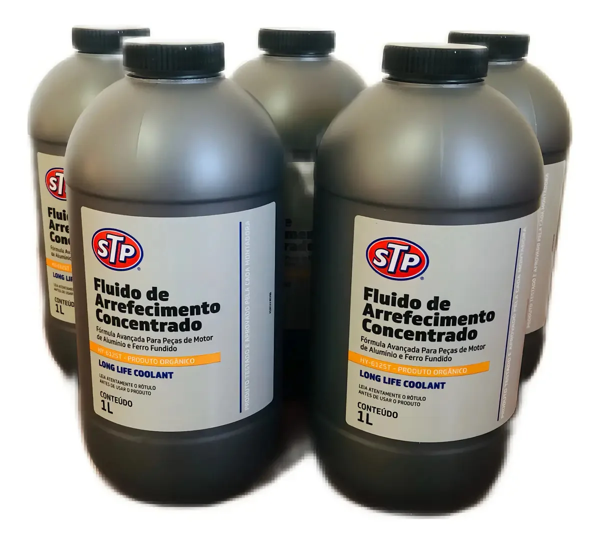 Kit 5 Aditivos Radiador Stp Concentrado 1 Litro