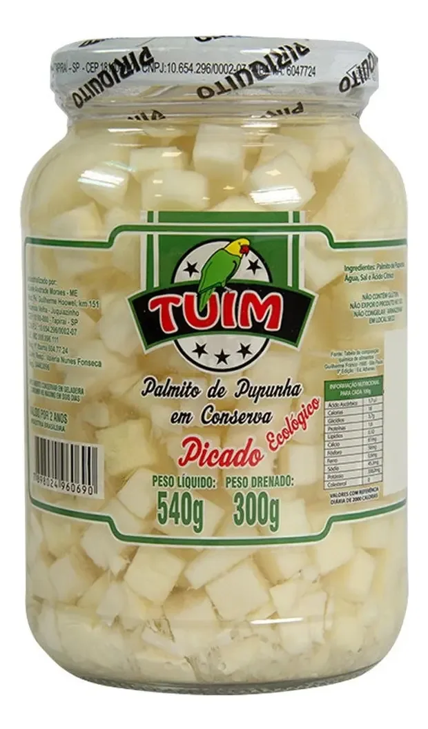 Palmito Tuim Picado Pupunha 300g