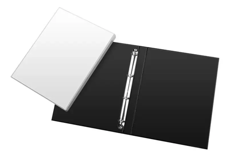 Fichário Com Bolsa Para Encarte - Branco