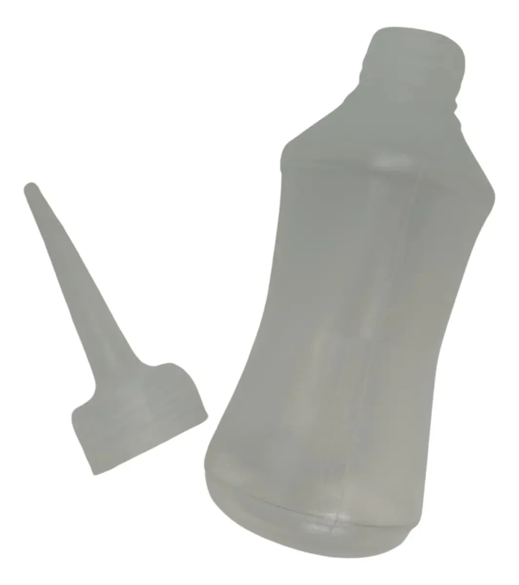 Frasco De Plástico Bisnaga Almotolia 60ml Bico Fino Longo