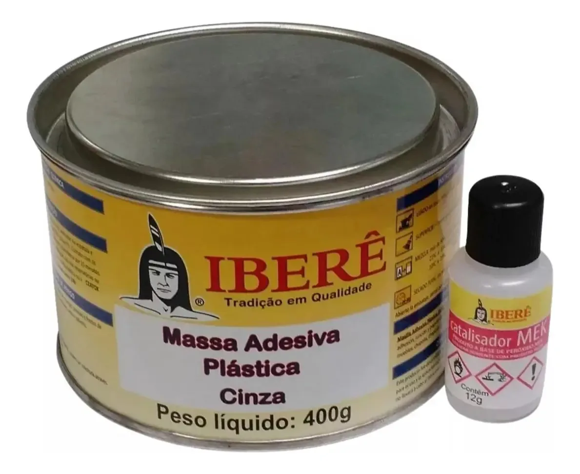 Massa Ibere Cinza Lata 400gr