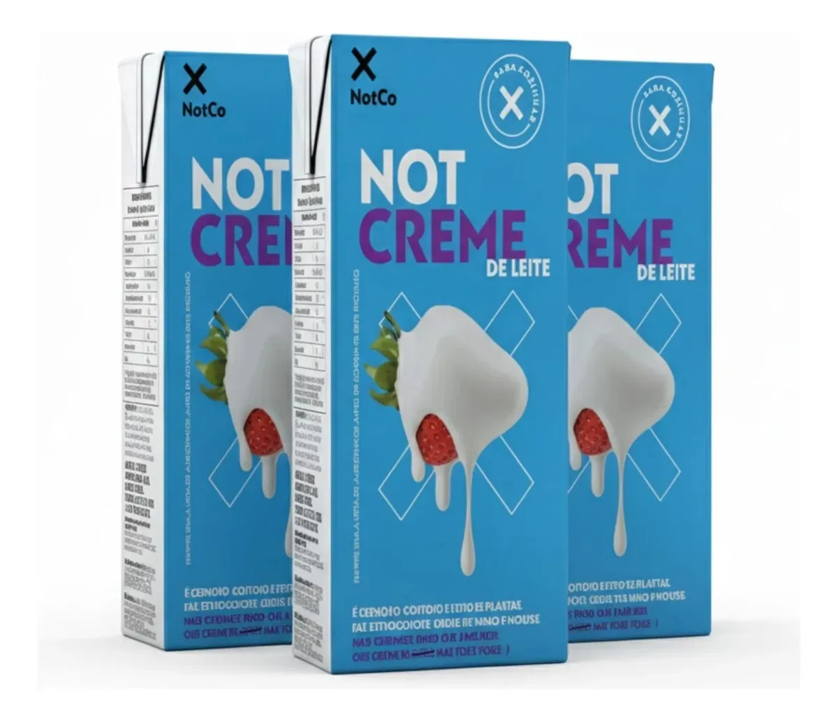 Kit 3 Creme De Leite Vegetal Notcreme 200g