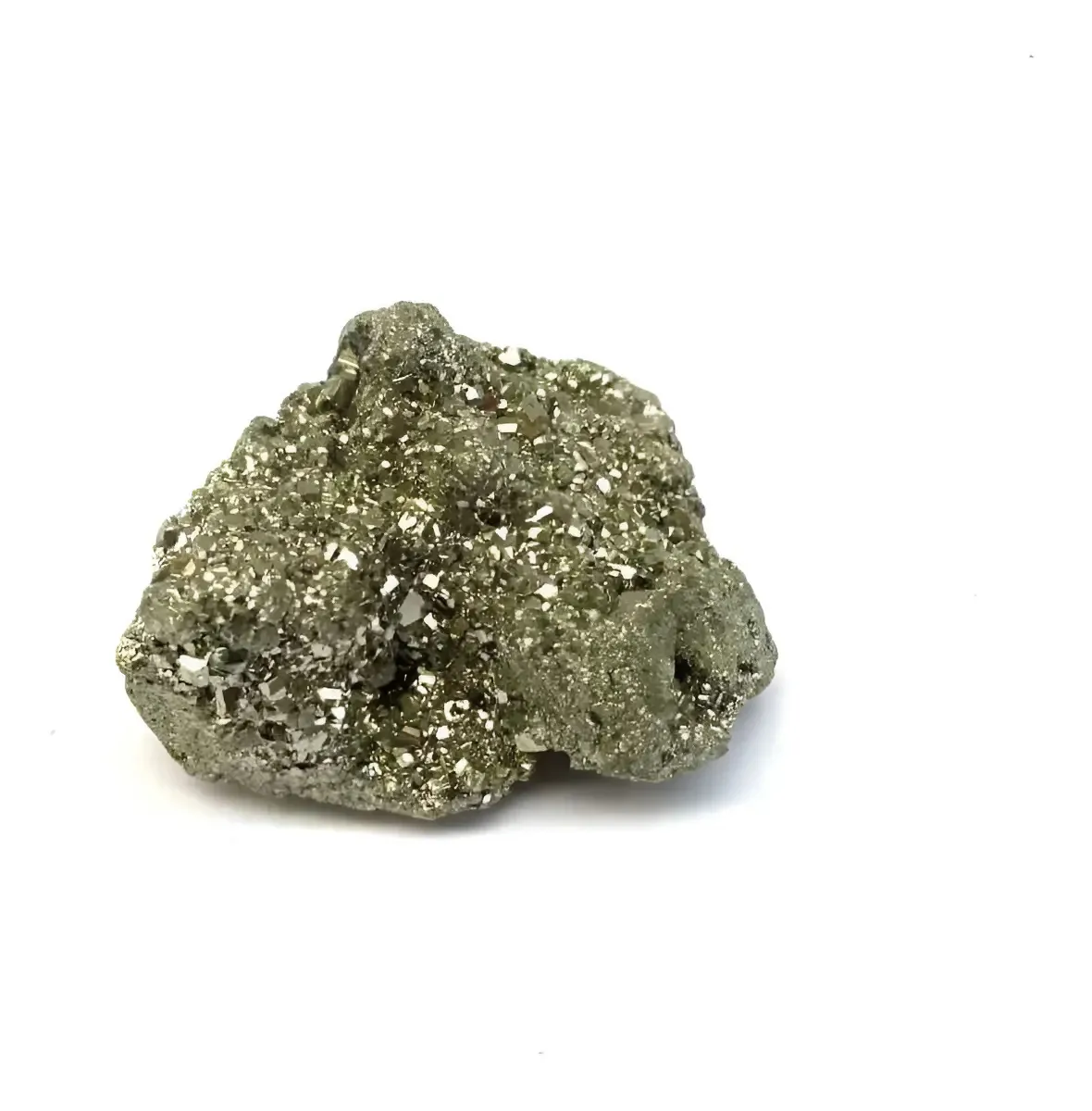 Drusa de Pedra Pirita Mandala Esotérica 246g Energetica