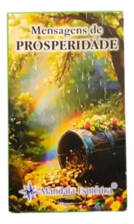 Oráculo Mensagens Da Prosperidade 52 Cartas Plastificadas