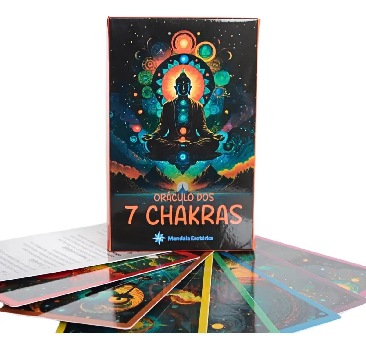 Oráculo Dos 7 Chakras Mandala Esotérica Cartas Plastificadas
