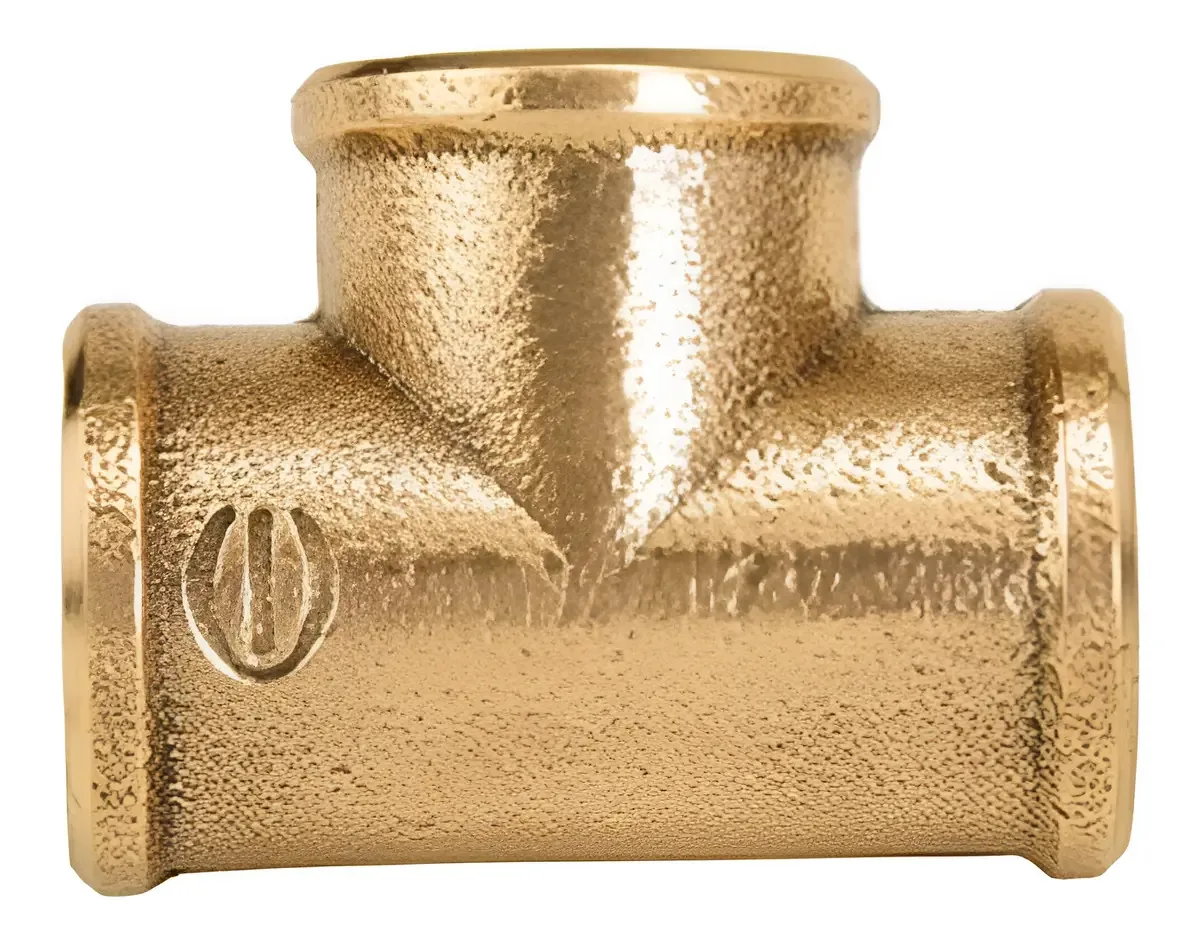 Tê Rosca Central 22mm x 3/4 Cobre Eluma Instalações Hidráulicas