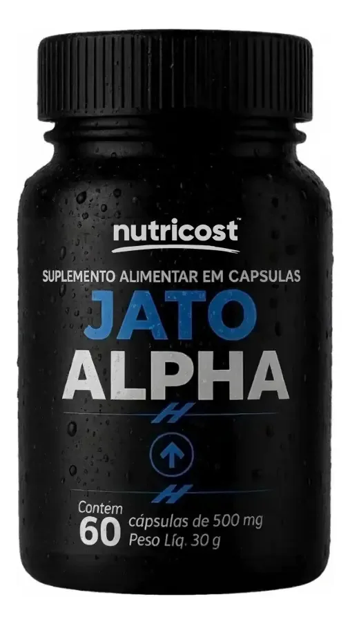 1 Pote Jato Alpha 60 Cápsulas - Saúde Do Homem + Potência Full