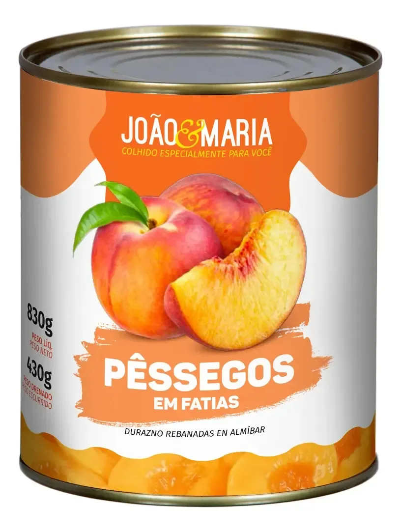 Pessego Calda Jd Fatiado 400gr