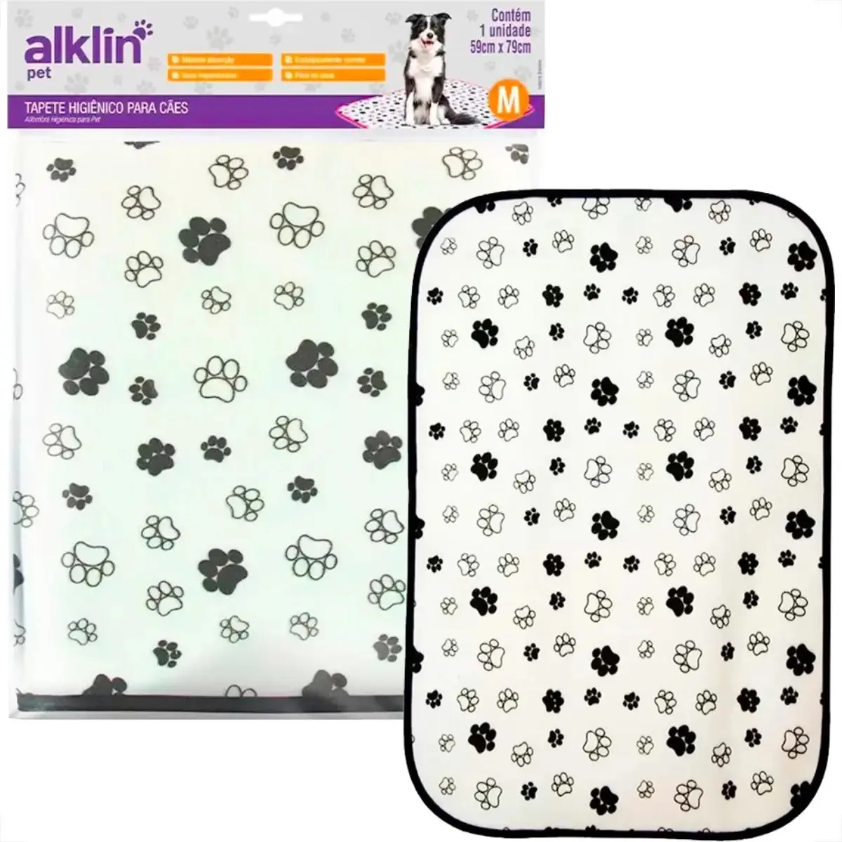 Tapete Higienico Para Caes Alklin 65x72cm