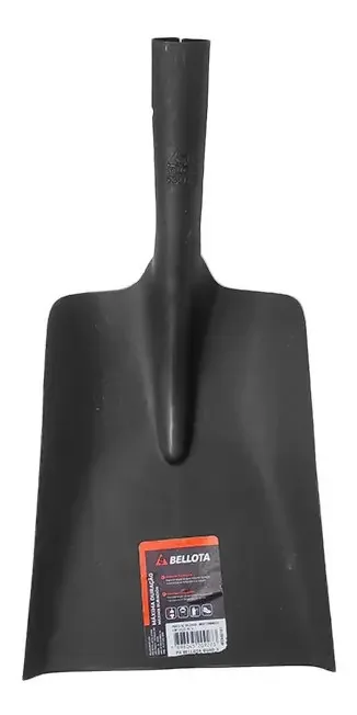 Pá Bellota Nº3 De Ponta Quadrada - Preto