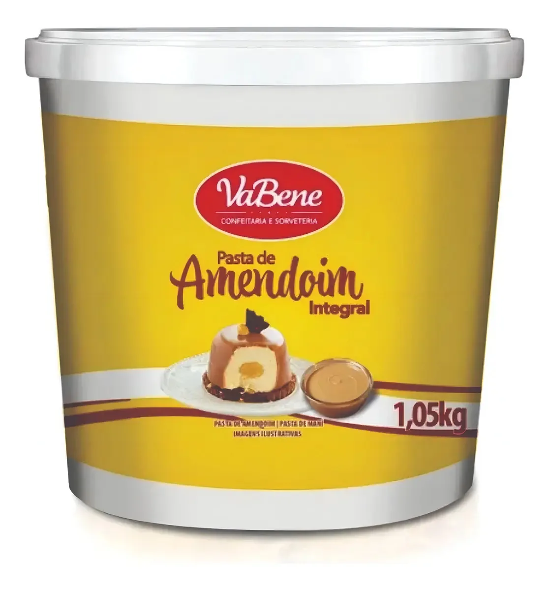 Pasta De Amendoim Vabene Integral 105kg