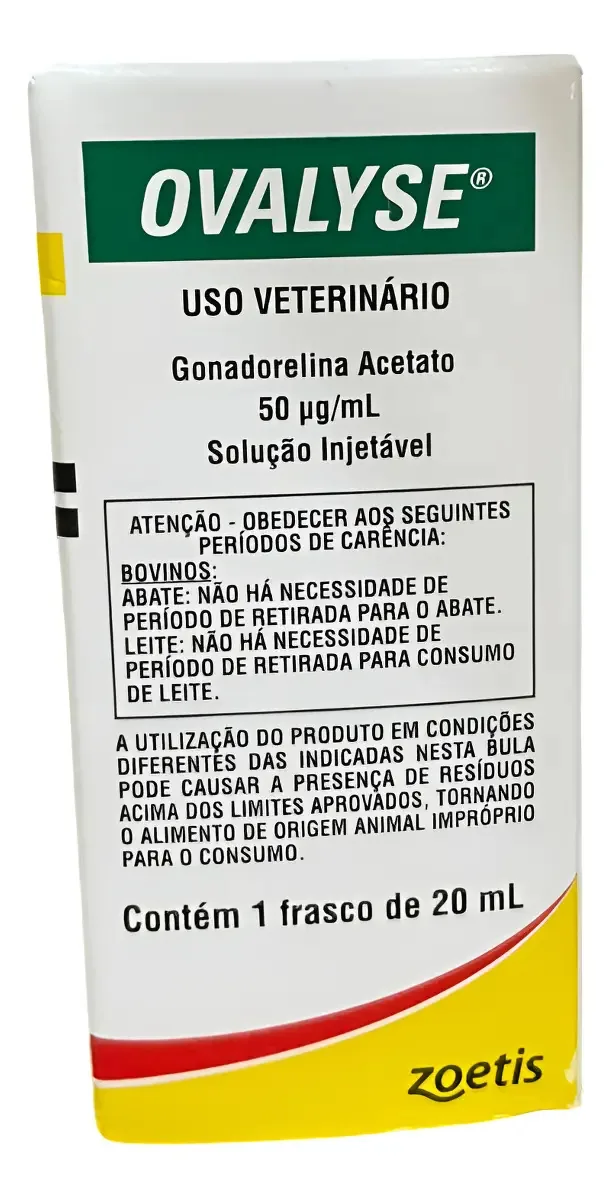 Ovalyse 20mL Indutor Ovulatório Líquido Para Bovinos Zoetis