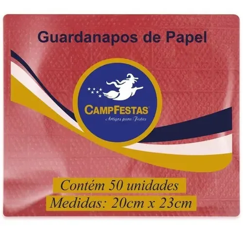 Guard Camp Festa 20x23cm Vermelho