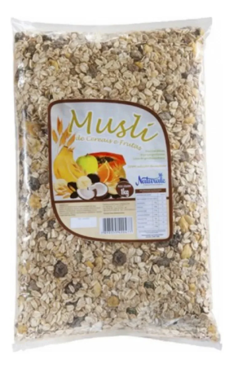 Musli Cereais E Frutas 1kg .