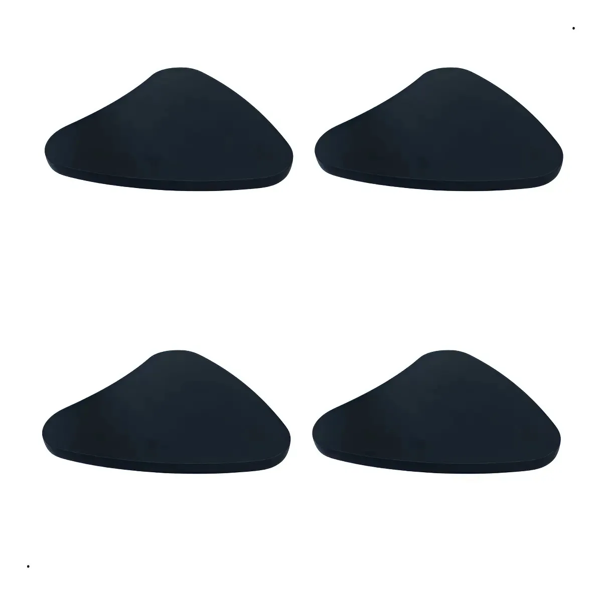 Kit 4 Pranchetas Escritex Triangular Média 31cm Lado Esquerdo Madeira Preta