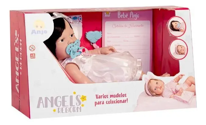 Boneca Bebê Reborn Batizado