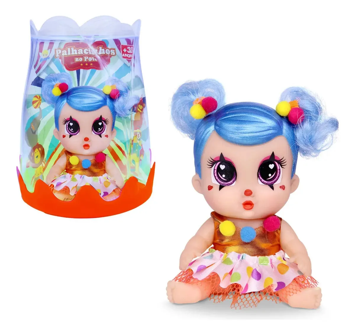 Bonecos Baby Brinquedo Infantil Palhacinho No Pote