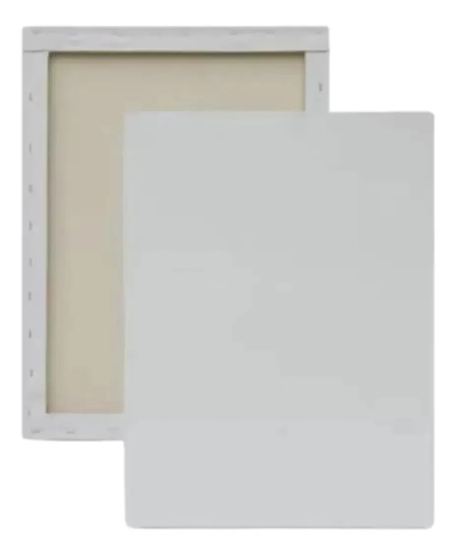 2 Telas Branco Para Pintura 60x60 Comum