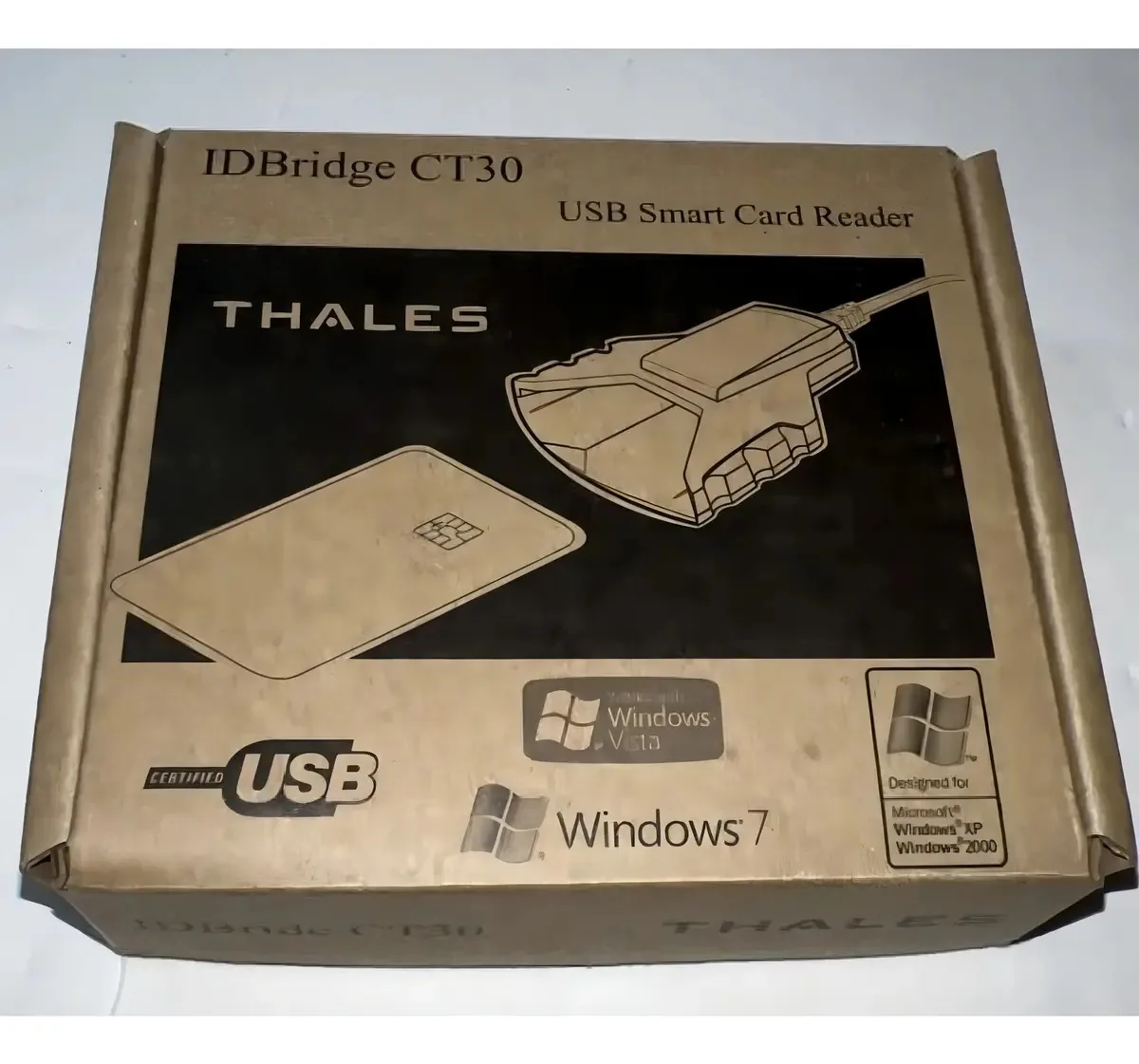 Leitor Smart Card Gemalto Idbridge Ct30 USB 3.0 Certificado Digital