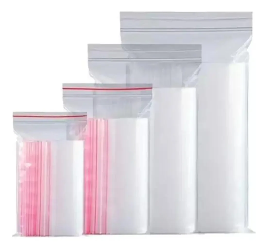 Saco Plastico Saquinho Zip Hermetico 10x16 - 100 Un