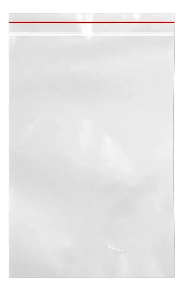 Saco Plastico Saquinho Zip Hermetico 12x19 - 100 Un